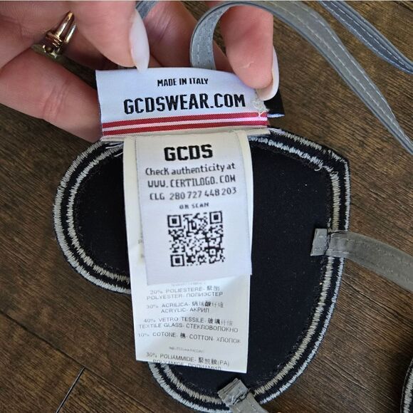 GCDS Heart Bra Crop top Swim size L - Picture 10 of 10